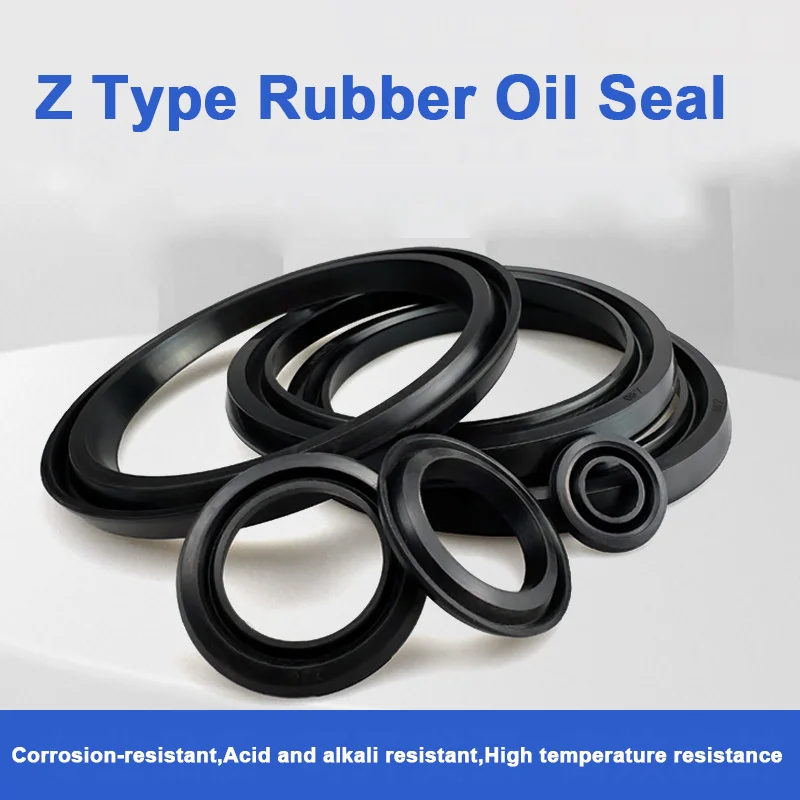 JB/ZQ4075-97 Z Type Rubber Seal NBR Oil Seal Rotary Shaft Seal Dustproof Z-60/65/70/75/80/85/90/95/100/105/110/210/220/230~320