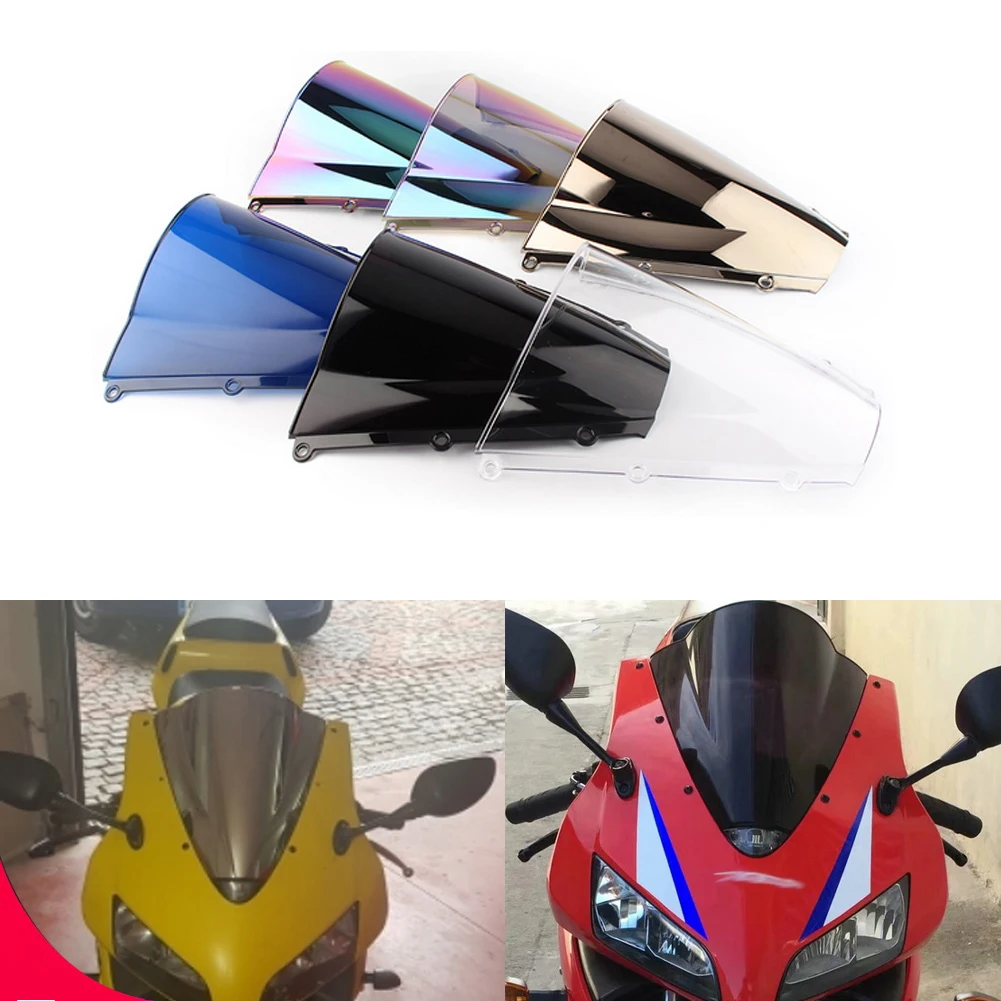 Motorcycle screen Double Bubble Windshield Deflector Protector WindScreen For Honda CBR600RR CBR 600RR CBR 600 RR F5 2003 2004