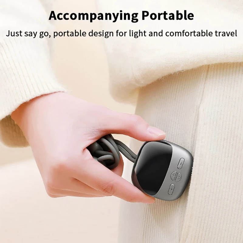 جهاز تدليك الرقبة والظهر والكتف، 2025 جهاز تدليك كهربائي صغير محمول للرقبة والظهر، مع حرارة