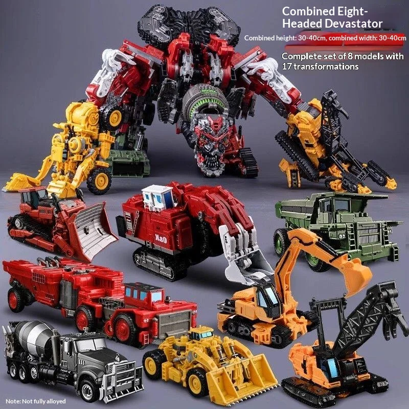 

Бестселлер Devastator 8 в 1: комбинированный робот-трансформер Decepticon (версия из фильма), 17-дюймовая фигурка для взрослых коллекционеров