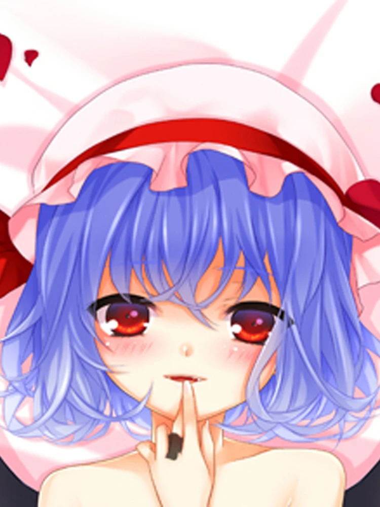 Anime Dakimakura Pillow Cover Remilia Scarlet Double Sided Print Pillow Case 120cm-180cm Custom Cartoon Character DIY Home Decor
