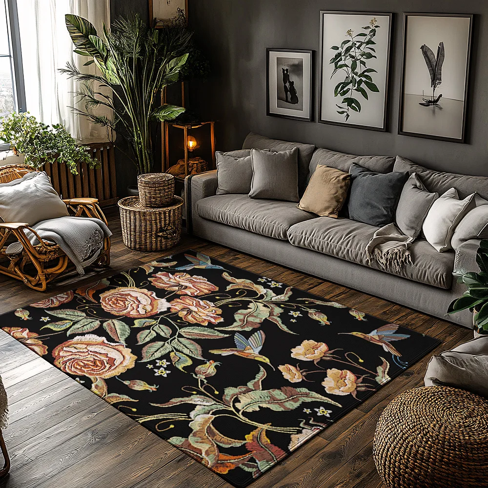 

Винтажный персидский ковер, традиционный восточный ковер, богемный декор для пола, богемный ковер, античный стиль, домашний декор для гостиной