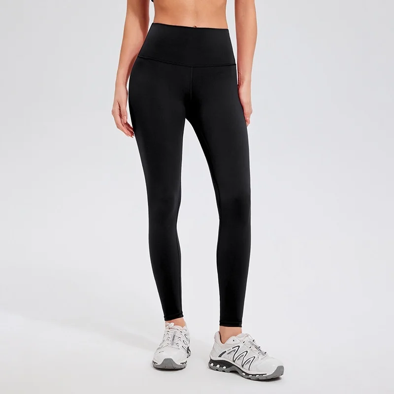 Pantalones de Yoga sueltos para mujer, vendaje con lazo, vacaciones en la playa, ajustados, primavera y verano, cepillados, versátiles, góticos, irregulares, Punk, ahuecados, Beige