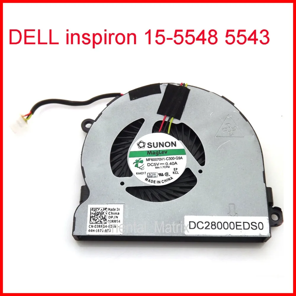 Free Shipping New MF60070V1-C300-G9A DC5V 0.40A 4Pin For DELL inspiron 15-5548 5543 Laptop CPU Cooler Cooling Fan