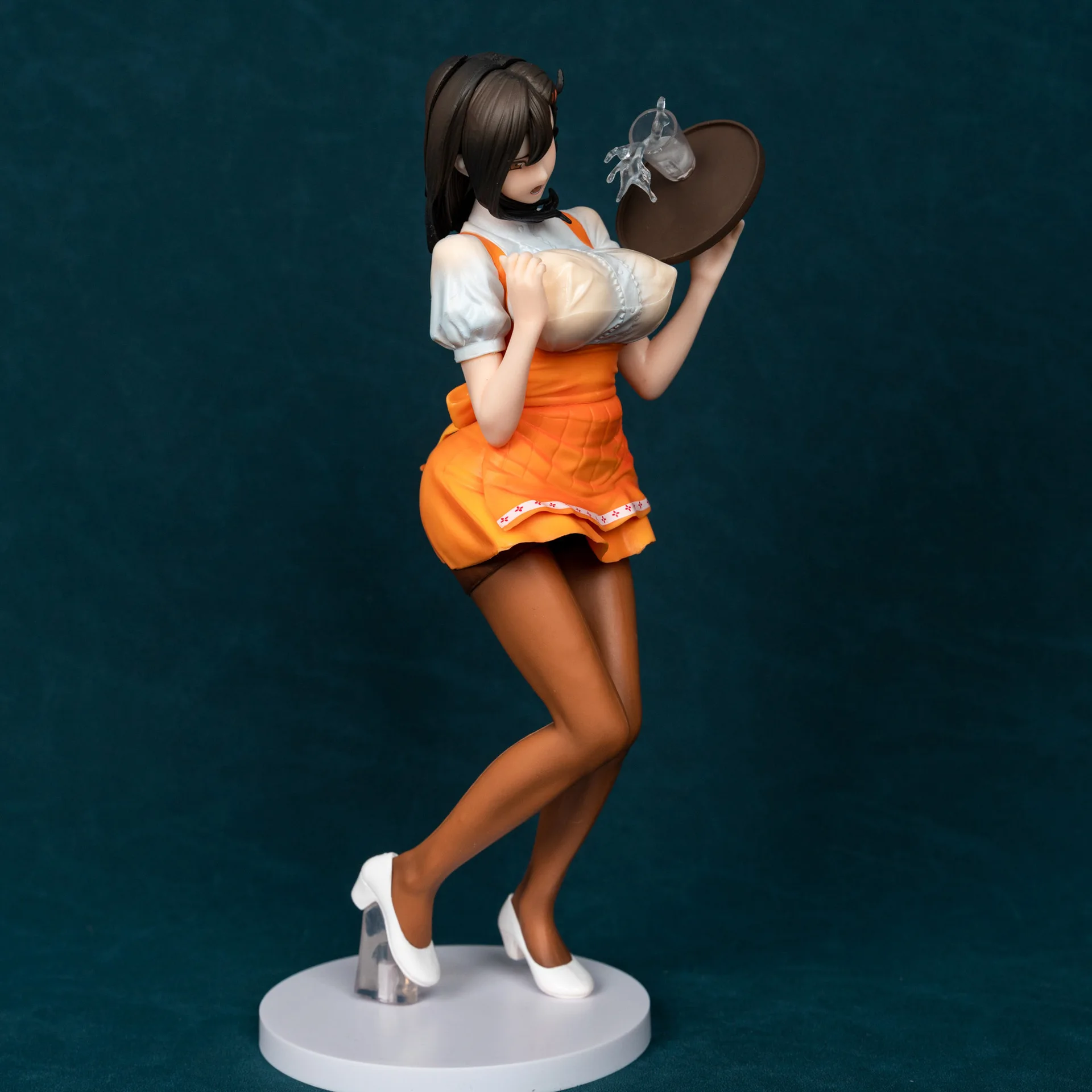 29cm jovem esposa garçonete hitomi oba não heronie dragão brinquedo não menina figura pvc jogo estátua adulto anime ação modelo boneca presentes