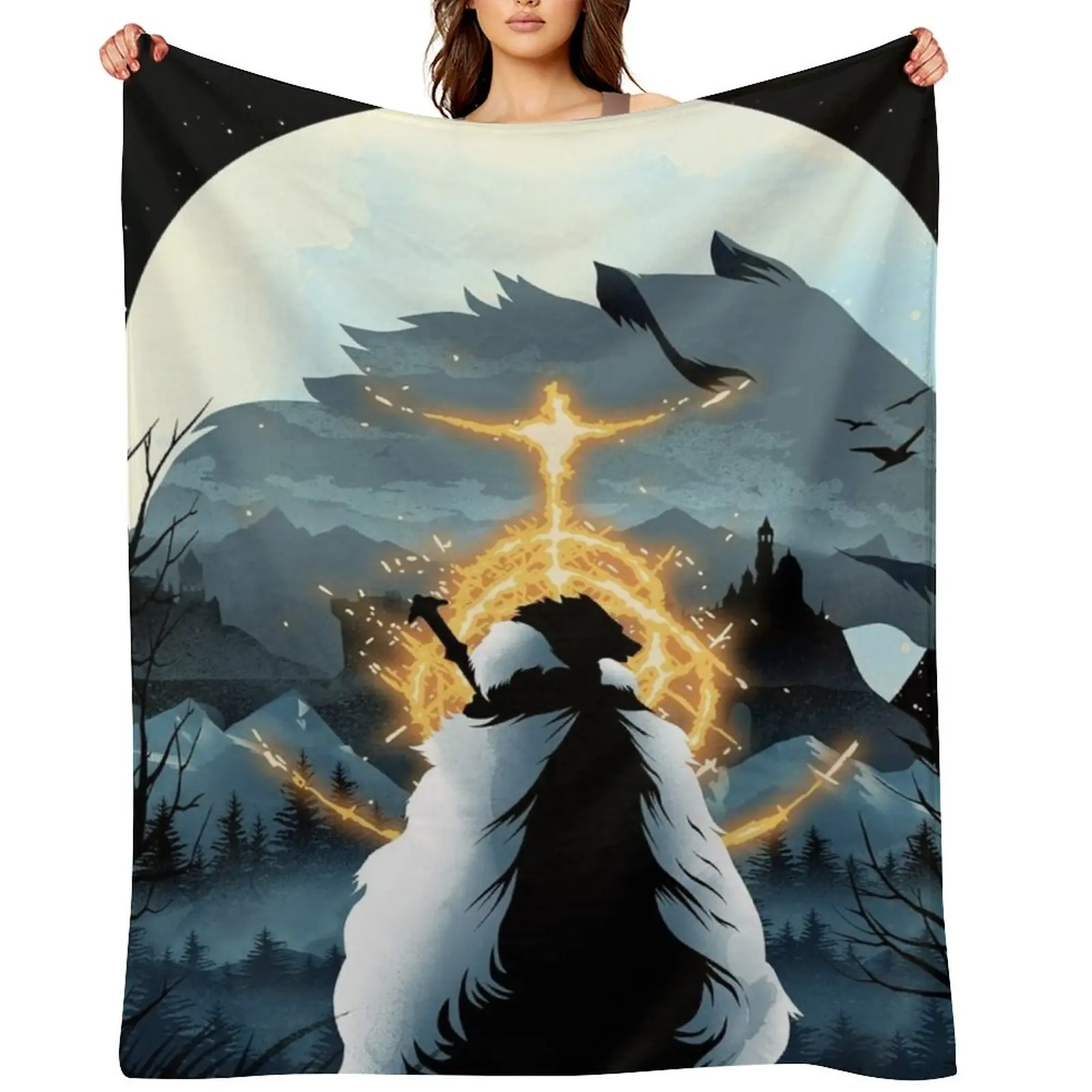 

Blaidd Throw Blanket Tourist for babies Hair Thermals For Travel Blankets