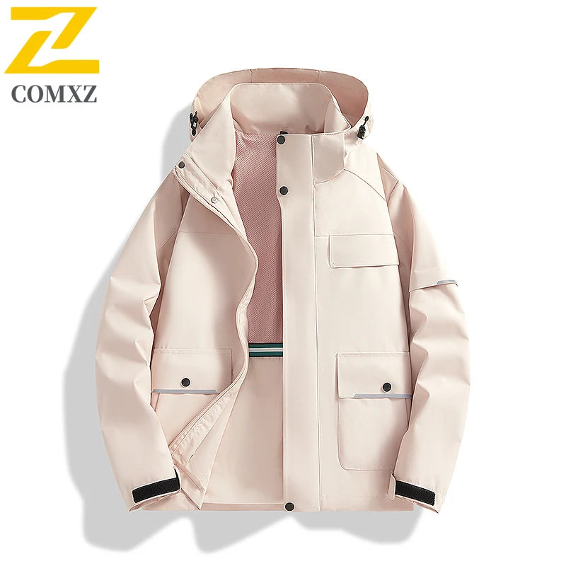

Charge Jacket for Men and Women Fashionable Windproof Waterproof Breathable Hooded Jacket Outdoor Camping Mountaineering Jacket