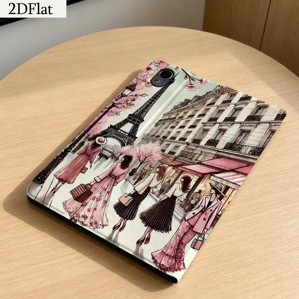 Paris Street Spring Fashion Gift For Honor Tab Magic Pad GT X9a 6 X9 X8A X8 V8 V7 9 V9 8 2 3 4 13.3 10 Pro Inch Tablet Case