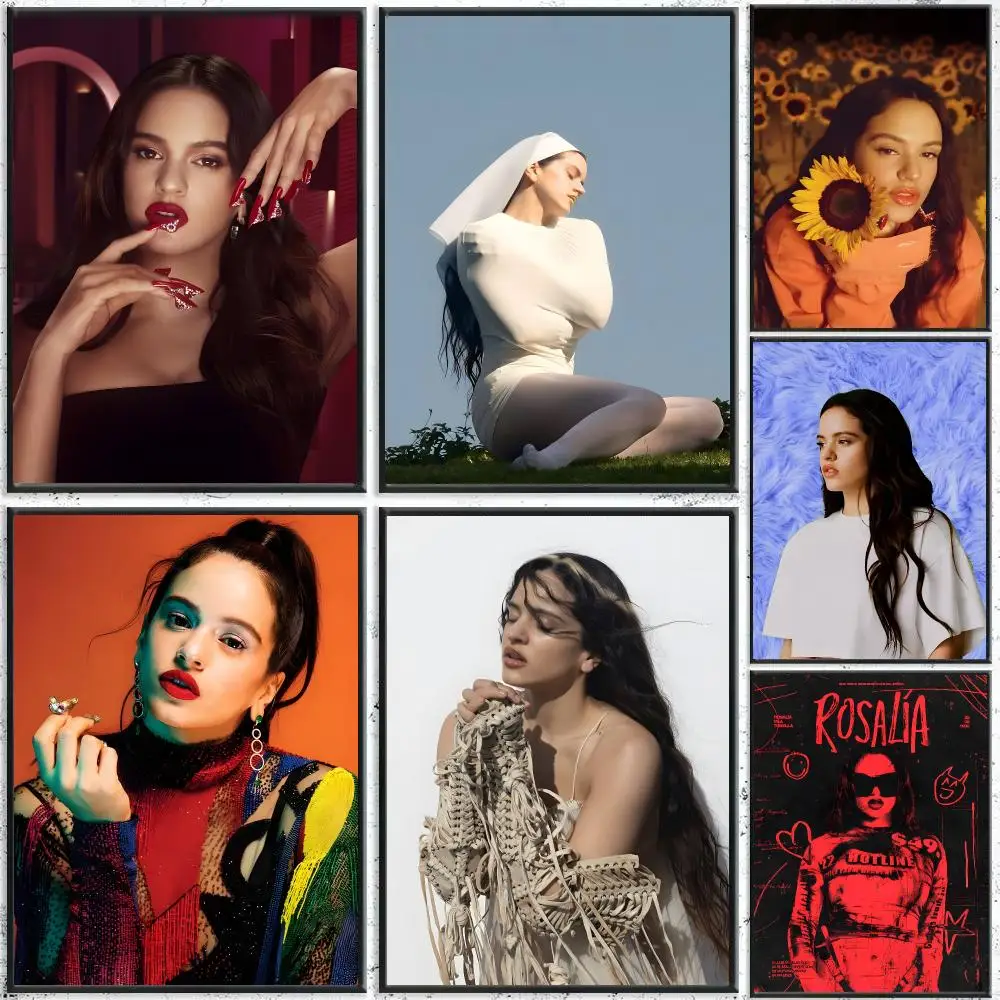 Famous Singer R-Rosalia Poster HD Waterproof Self-Adhesive Wall Art – Multi-Scene Use Top Gift Pick