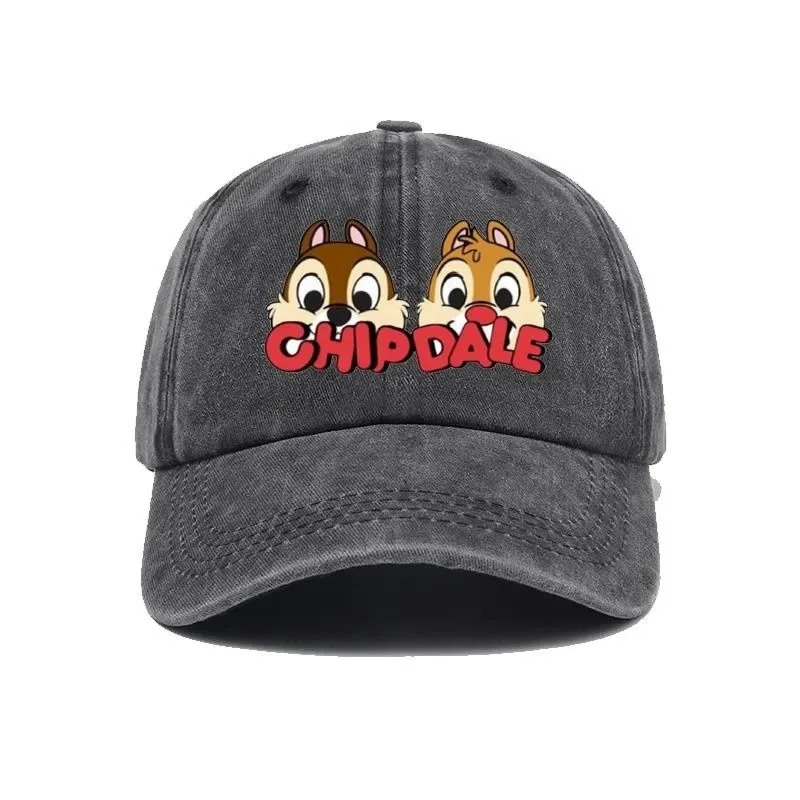 Miniso Disney cartoon chipmunk Chichtiti hat baseball cap men and women baseball cap sun hat outdoor sun protection leisure