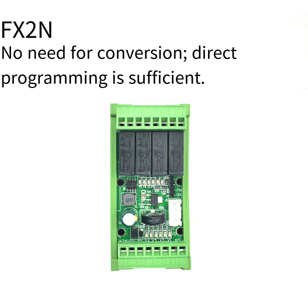 

FX2N-14MR PLC Control Board 8IN/6OUT Relay Output 24V USB Programmable Controller Hand Tools Parts Power Tool Accessories