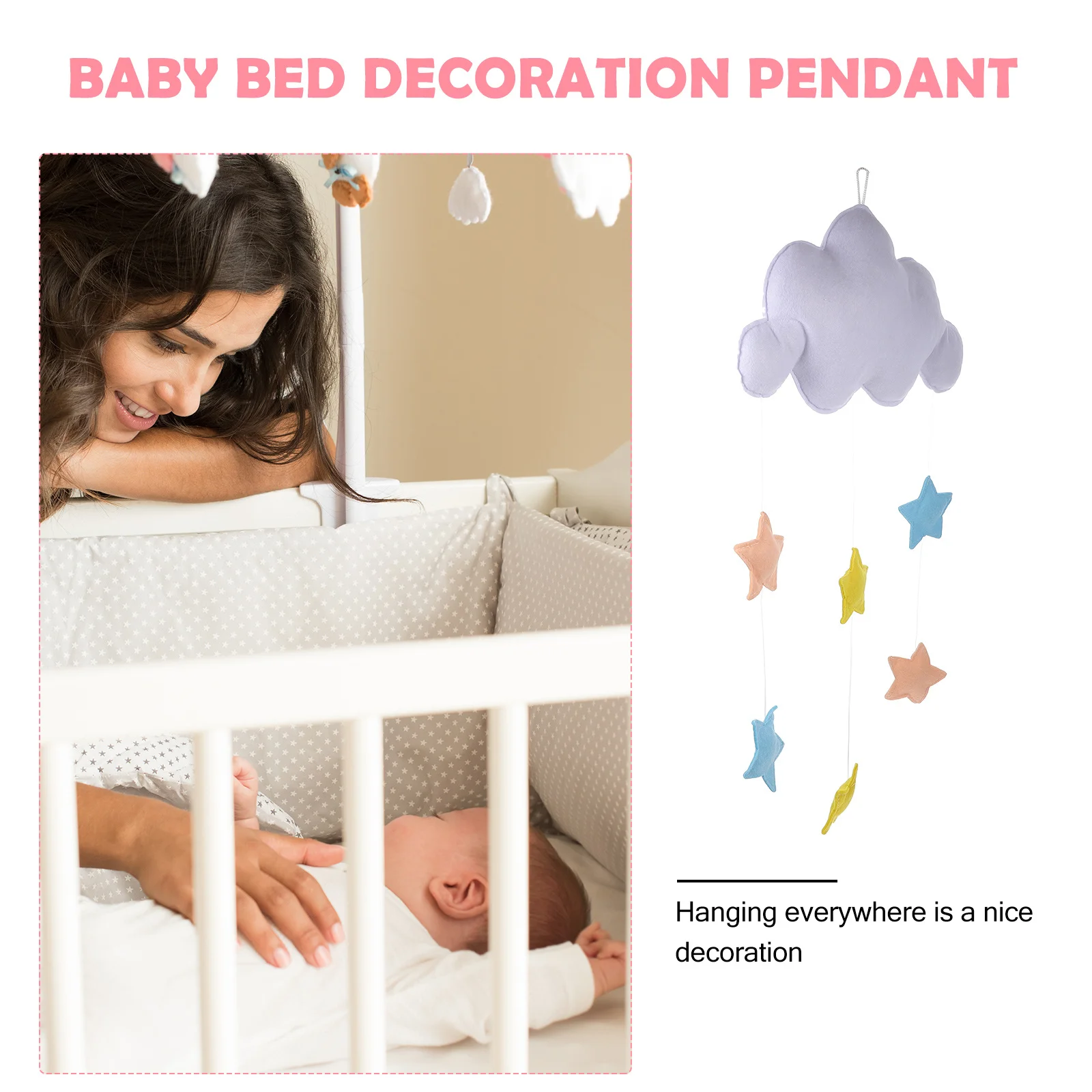 

Decoration Ceiling Cloud Hanging Moon Decorations for Bedroom Wall Hangings Clouds