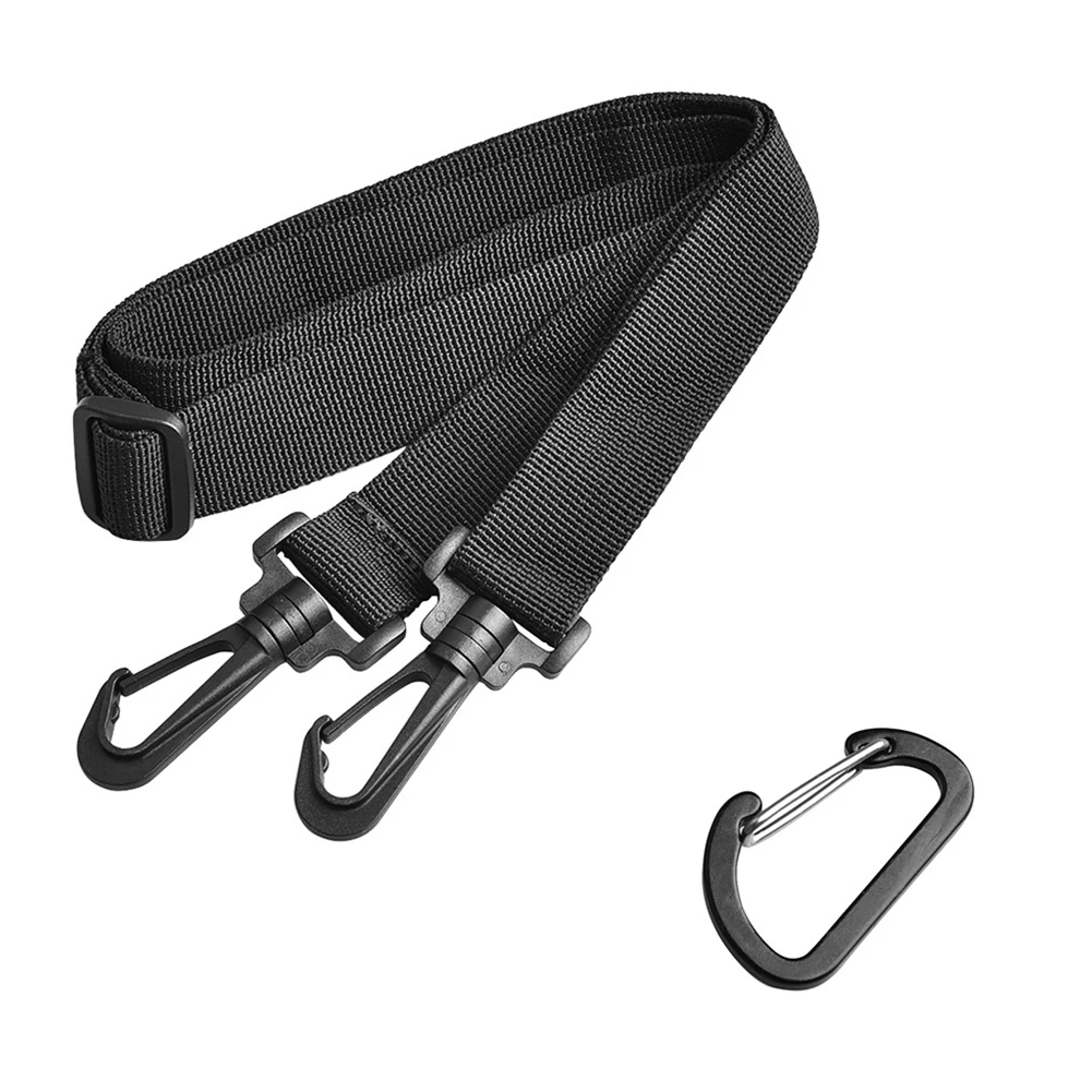 Universal Shoulder Strap with Swivel Hooks Adjustable Replacement Strap Shoulder Belt for Camping Backpacking