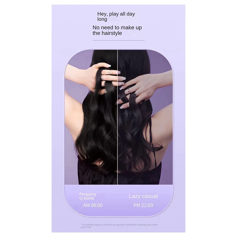 Deep WAVE Hair Curler 32 มม.ผม Curling Iron 5 อุณหภูมิปรับความร้อนได้อย่างรวดเร็ว CRIMPING Iron Styler Wand