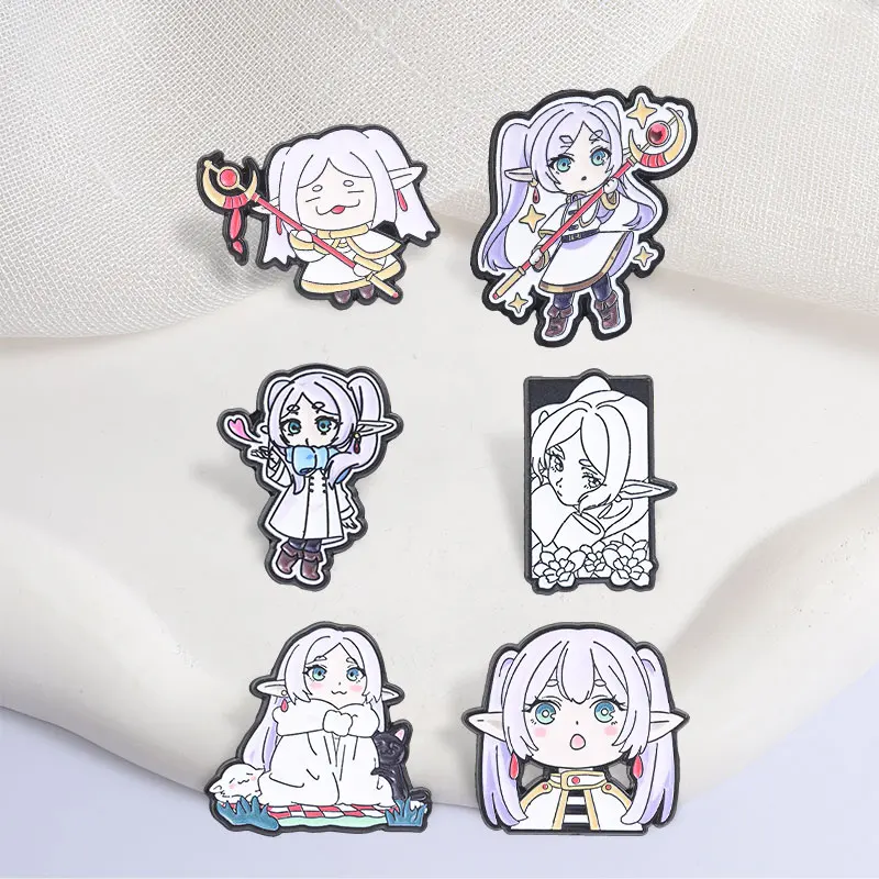Cute Cartoon Characters Enamel Pins Famous Anime Works Brooches Fashion Lapel Badge Backpack Clothes Jewelry Gift for Friends