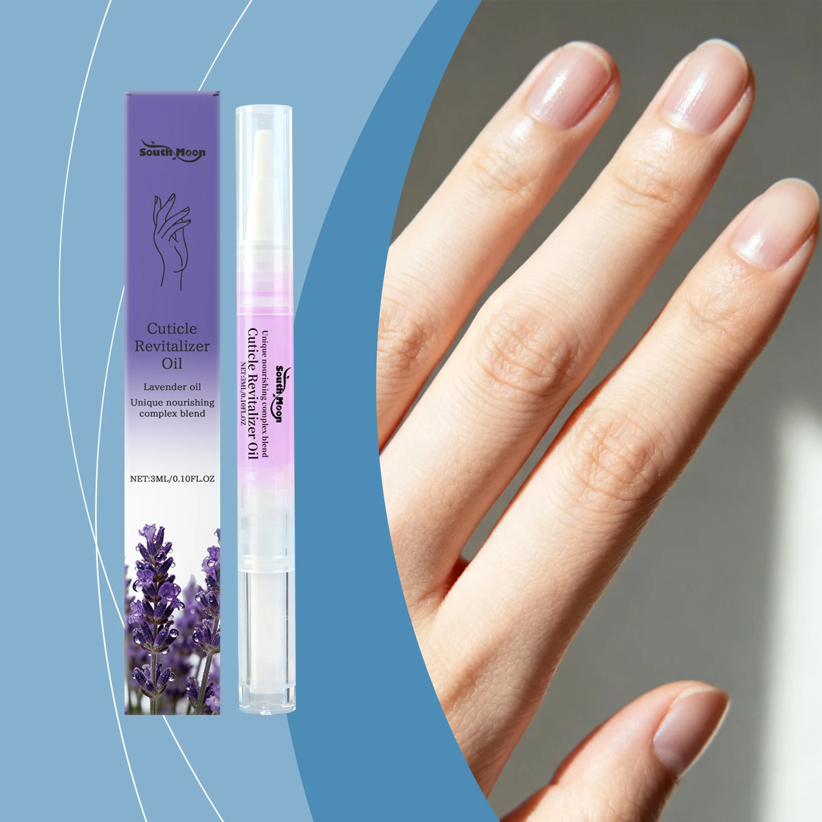 

Lavender Nail Polish Nourish Skin Pen Plant Nutritional Oil Pen Care Cuticle Regeneration Oil Care Tools Finger Nail Treatments