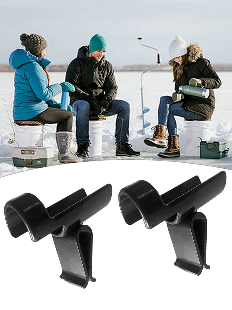 2 Pcs Fishing Rod Rack Fishing Pole Holder Fishing Rod Organizer Ice Fishing Rod Holder  Ice Fishing Pole Rod Racks