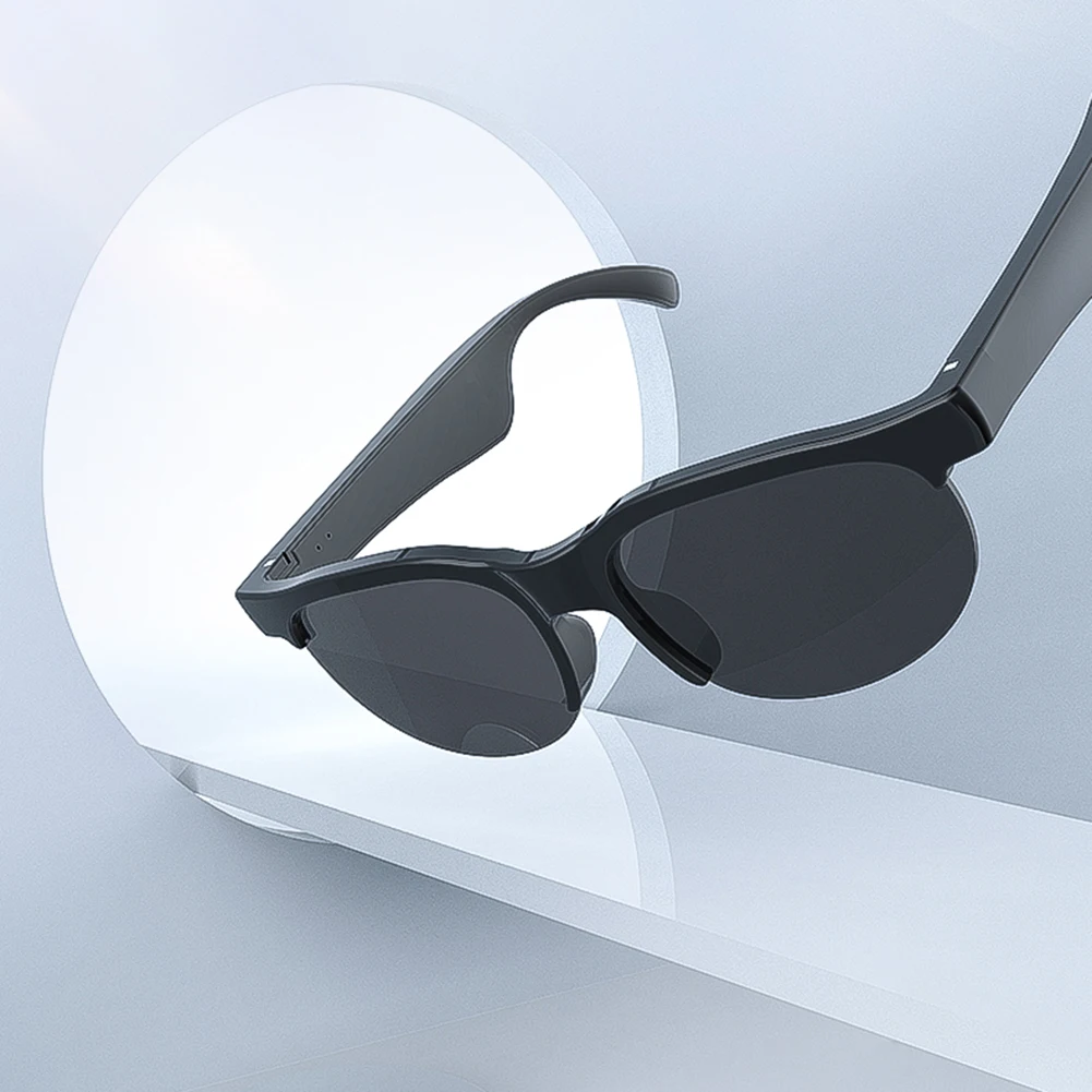 Occhiali da traduzione intelligenti AI Occhiali 5.4 intelligenti compatibili con Bluetooth con altoparlanti per microfono Cuffie wireless