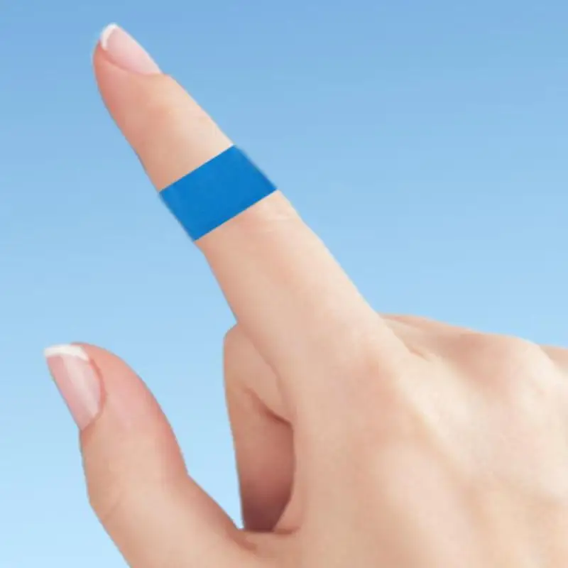 

Синий медицинский пластырь, водостойкий, съемный, эластичный, для ран, клейкий пластырь, аптечки первой помощи для отеля, ресторана, шеф-повара