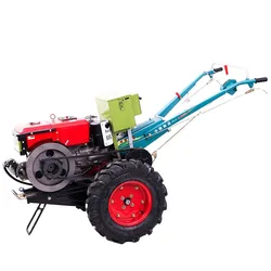 SYNBON Two Wheels Hand Walking Behind Tractors With Disc Plough Plow