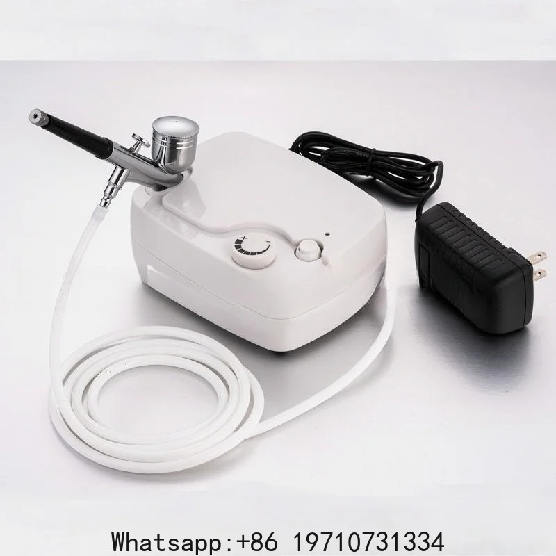 Spray Painting Makeup Cake Decorating Beauty Salon Industry Uses Air Pump Spray Gun High Pressure Oxygen Injection Instrumentset