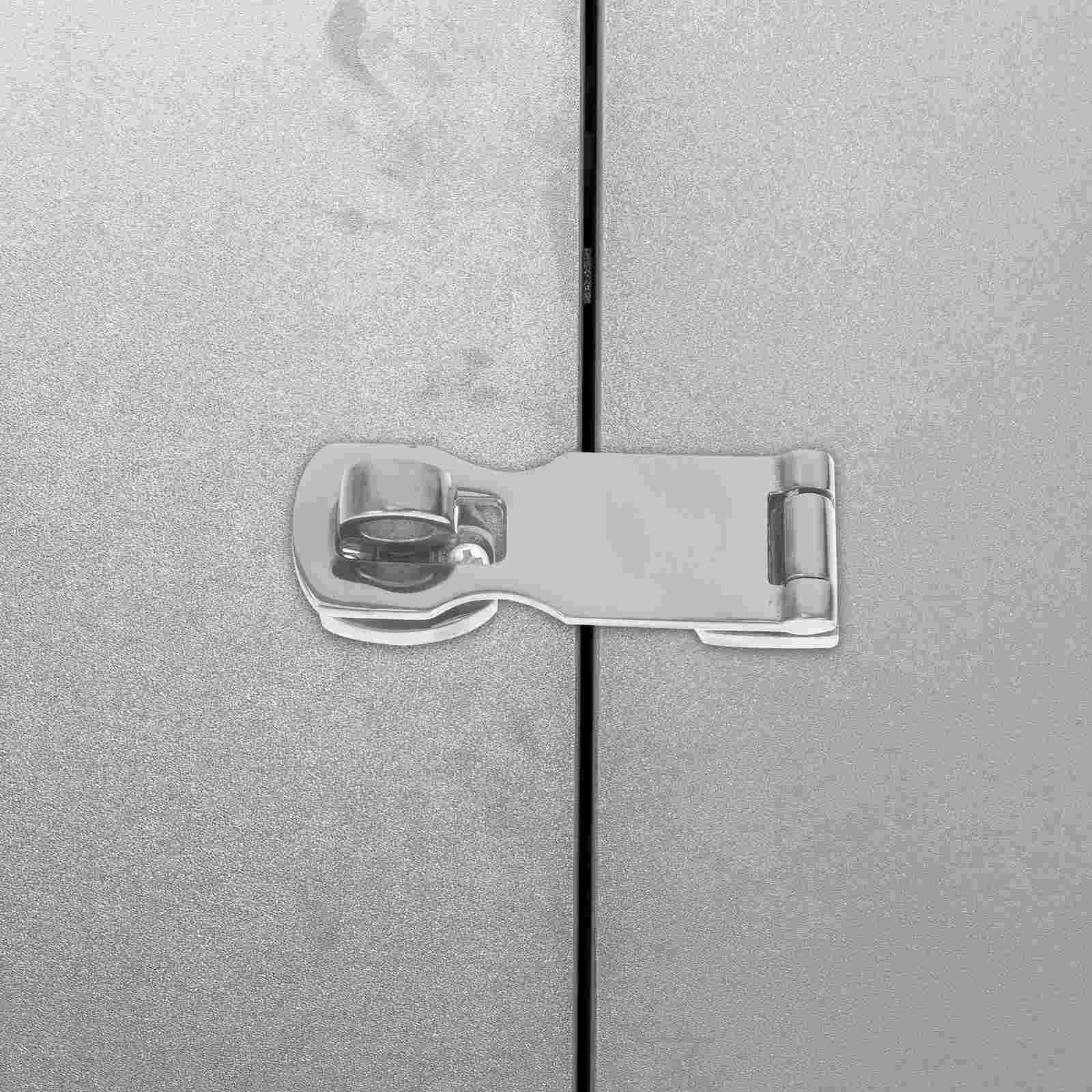 Hasp Lock Marine Door Buckle Padlock Cabinets Locks 316 Stainless Steel Gate for Wooden Fence image 5