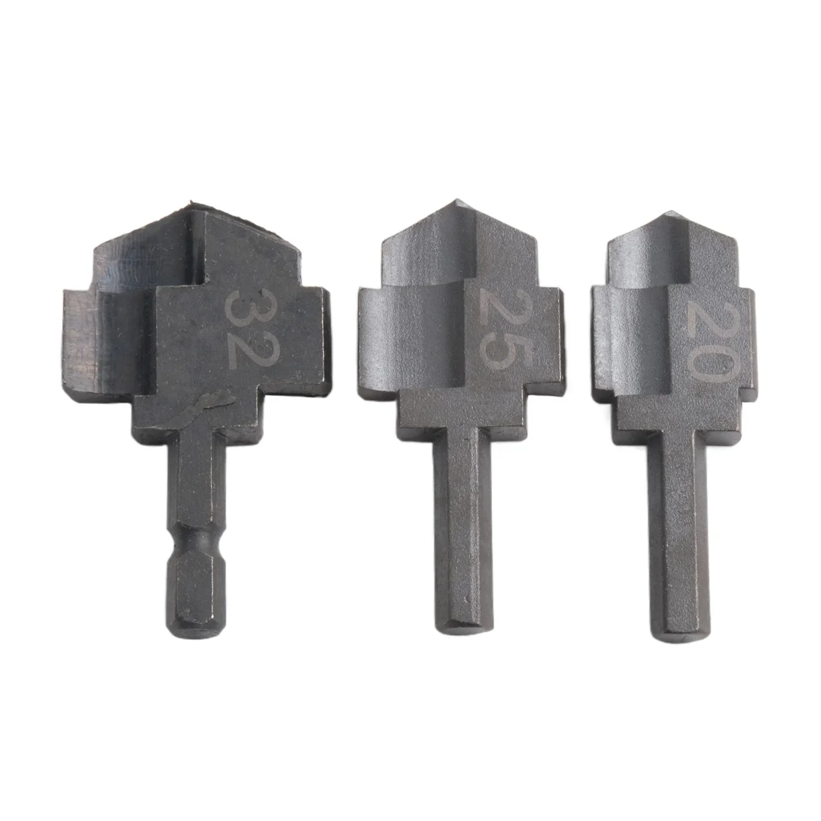 

3pcs Hex Shank Water Pipe Drill Bit PPR Lifting Stepped Drill Bit Water Pipe Expansion Connection Tool 20/25/32mm