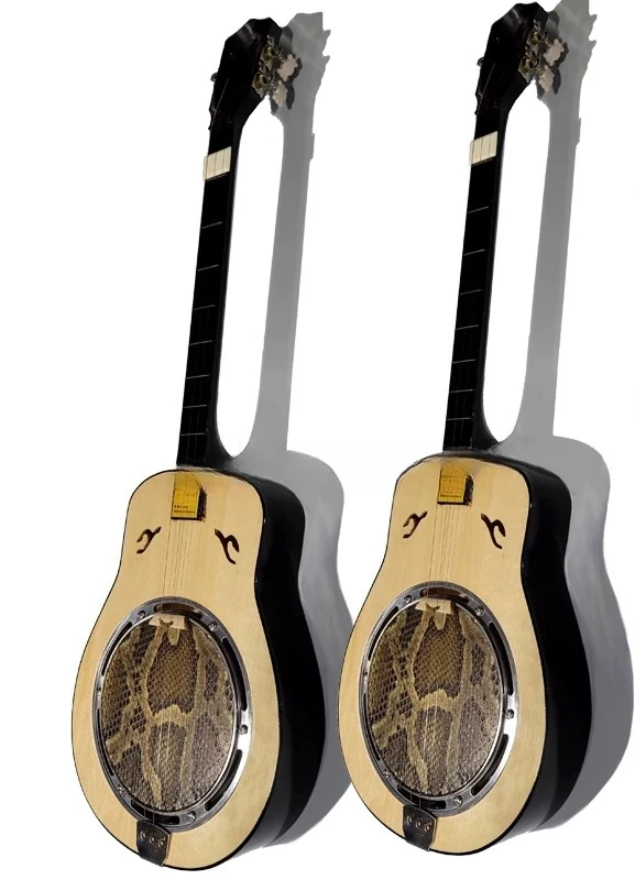 Sanxian Qin Musical Instrument Round Qin Waist Sanxuan Qin