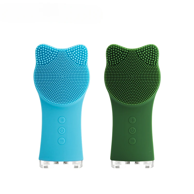 beauti product custom waterproof electric ultrasonic face massage wash spa sonic silicone facial lift cleansing brush