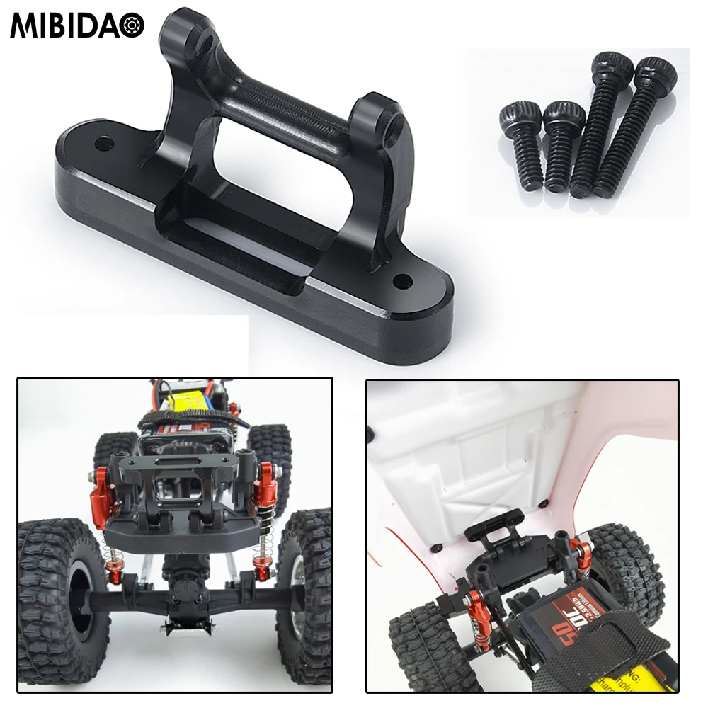 

Металлический корпус MIBIDAO, фиксированный кронштейн для осевого SCX24 90081, засов 1/24, детали для обновления модели автомобиля на гусеничном ходу с дистанционным управлением