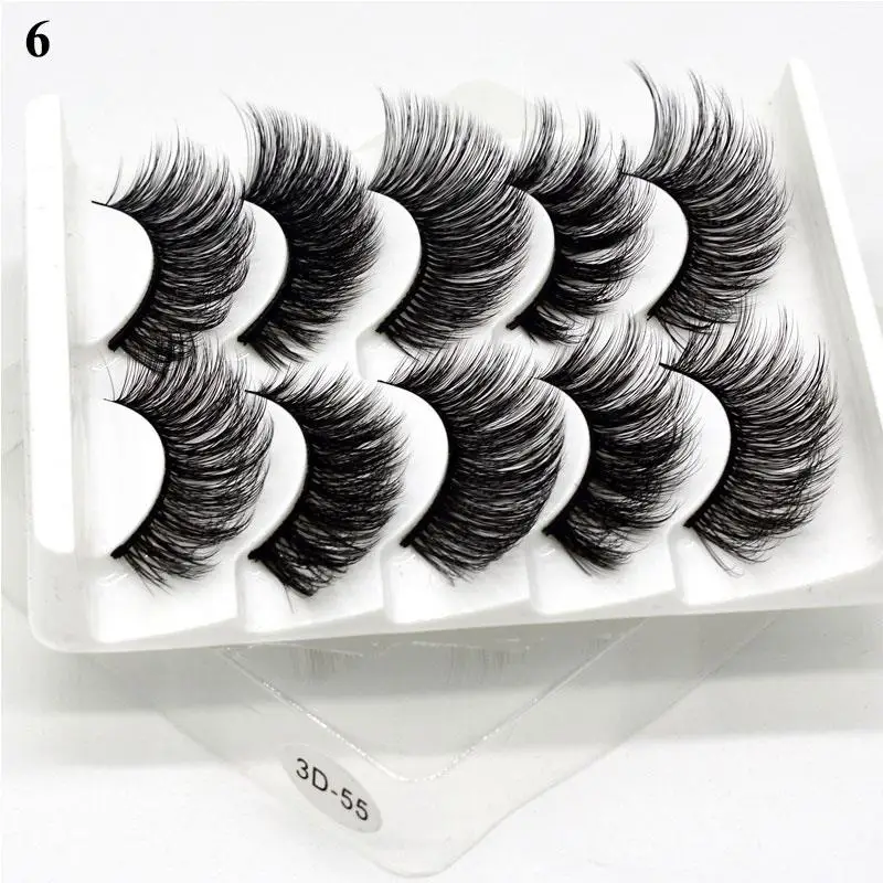 

Multilayers False Eyelashes Faux Mink Hair Eye Lash Extension Fluffy Beauty Lash Cluster Fashion Makeup Supplies Long Thick Lash