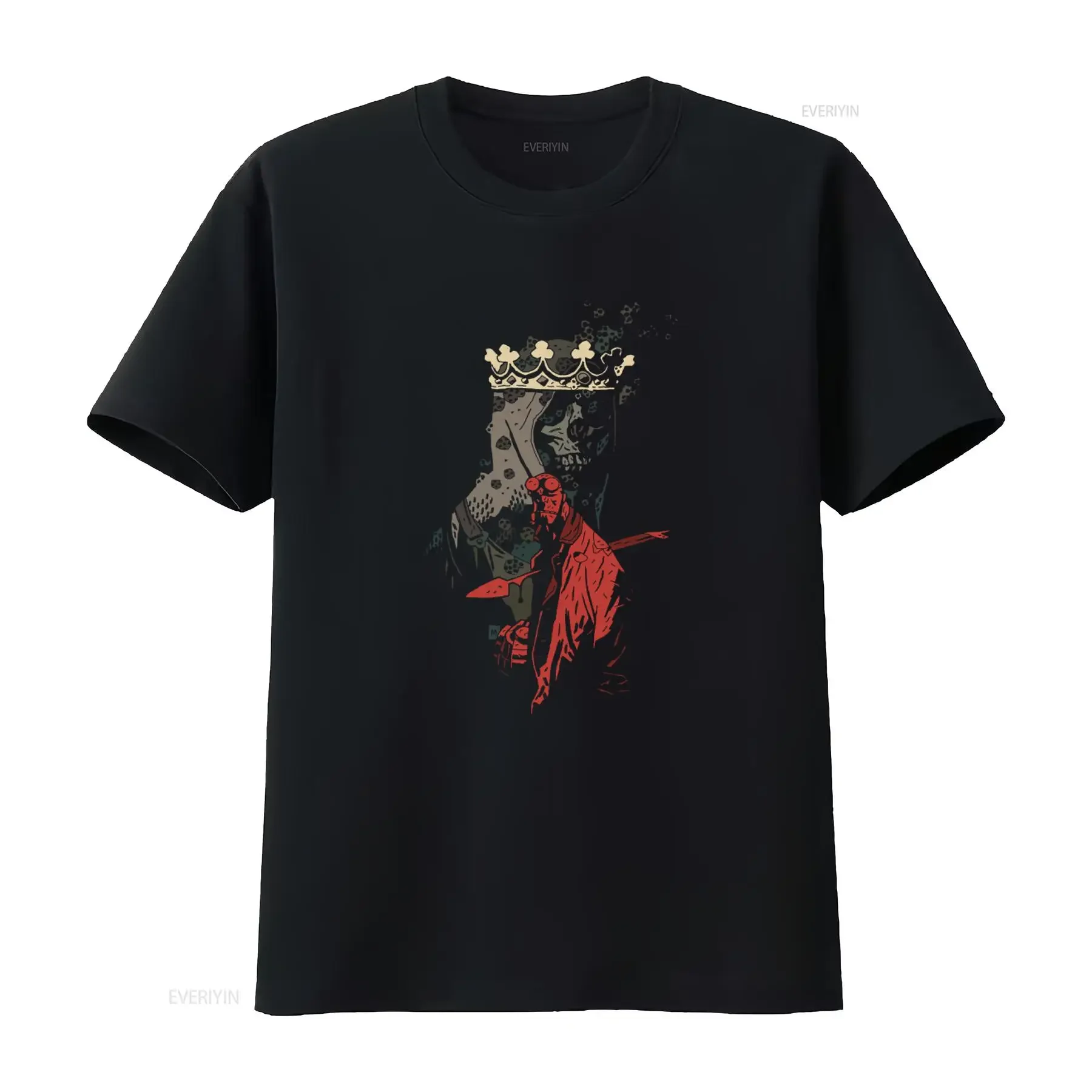 Hellboy Art T Shirt for Men and Women Available in All Sizes Unique Design Perfect Fans vintage Washed Soft Comfortable