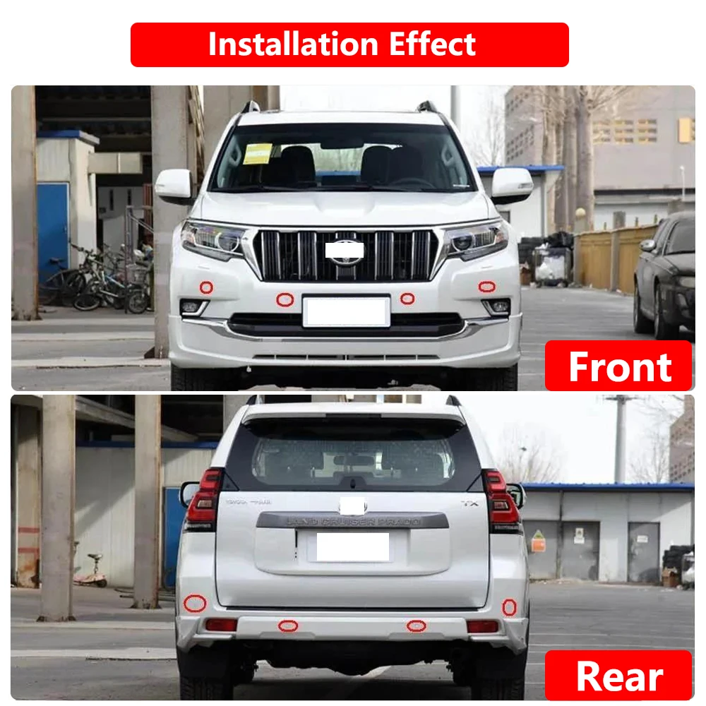 ZhuCamX for Toyota Land Cruiser Prado 150 LC150 2010~2023 Car Parking Sensor Front Rear Reverse Assist Reversing AID System