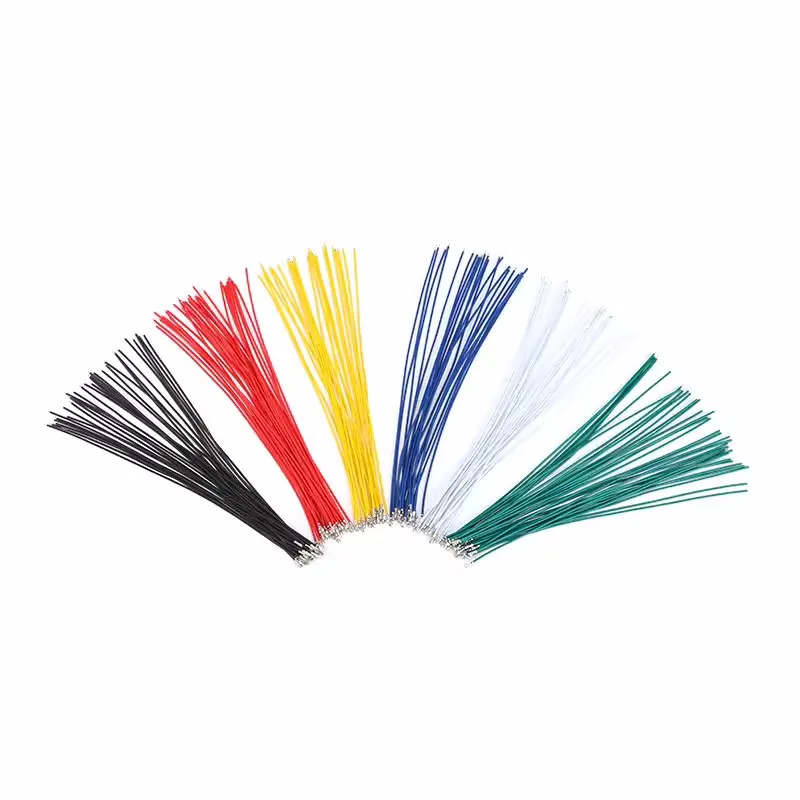 50pcs XH2.54 terminal wire white/black/red/yellow/blue/green single head compression reed electronic/connecting wire 20CM