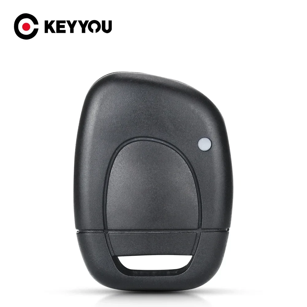 KEYYOU 1 Buttons Remote Car Key Shell Key Case Cover For Renault Clio 2001-2008 Symbol 2011 Kangoo 2002-2004 Keyless Entry Case