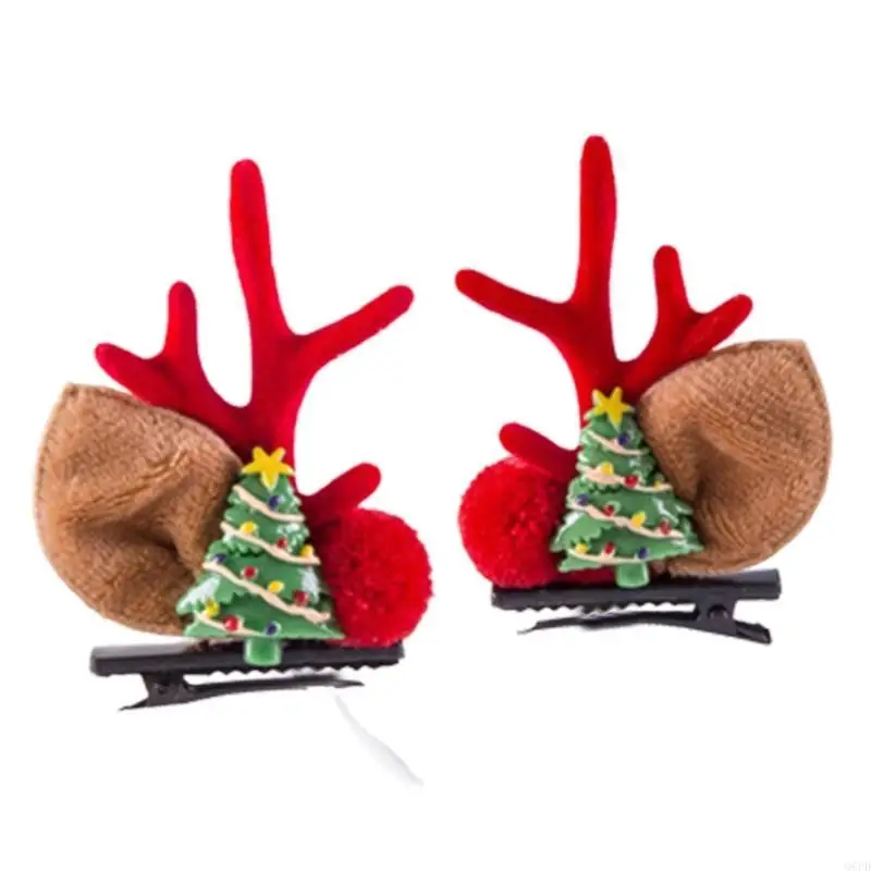 Multi-type Christmas Hair Barrettes Kids Cartoon Hair Supplies