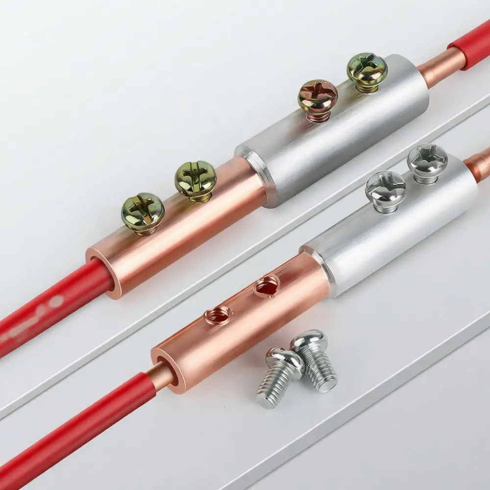 Reliable Bimetallic Wire Connector Terminal Copper Aluminum Transition Fitting For Electrical Wiring And Grounding