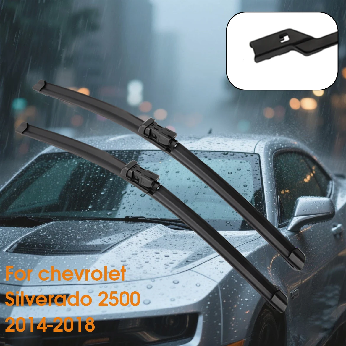 

Car Wiper Blades For Chevrolet Silverado 2500 2014-2018 Windshield Windscreen Front Window Blades 22"+22" Car Accessories