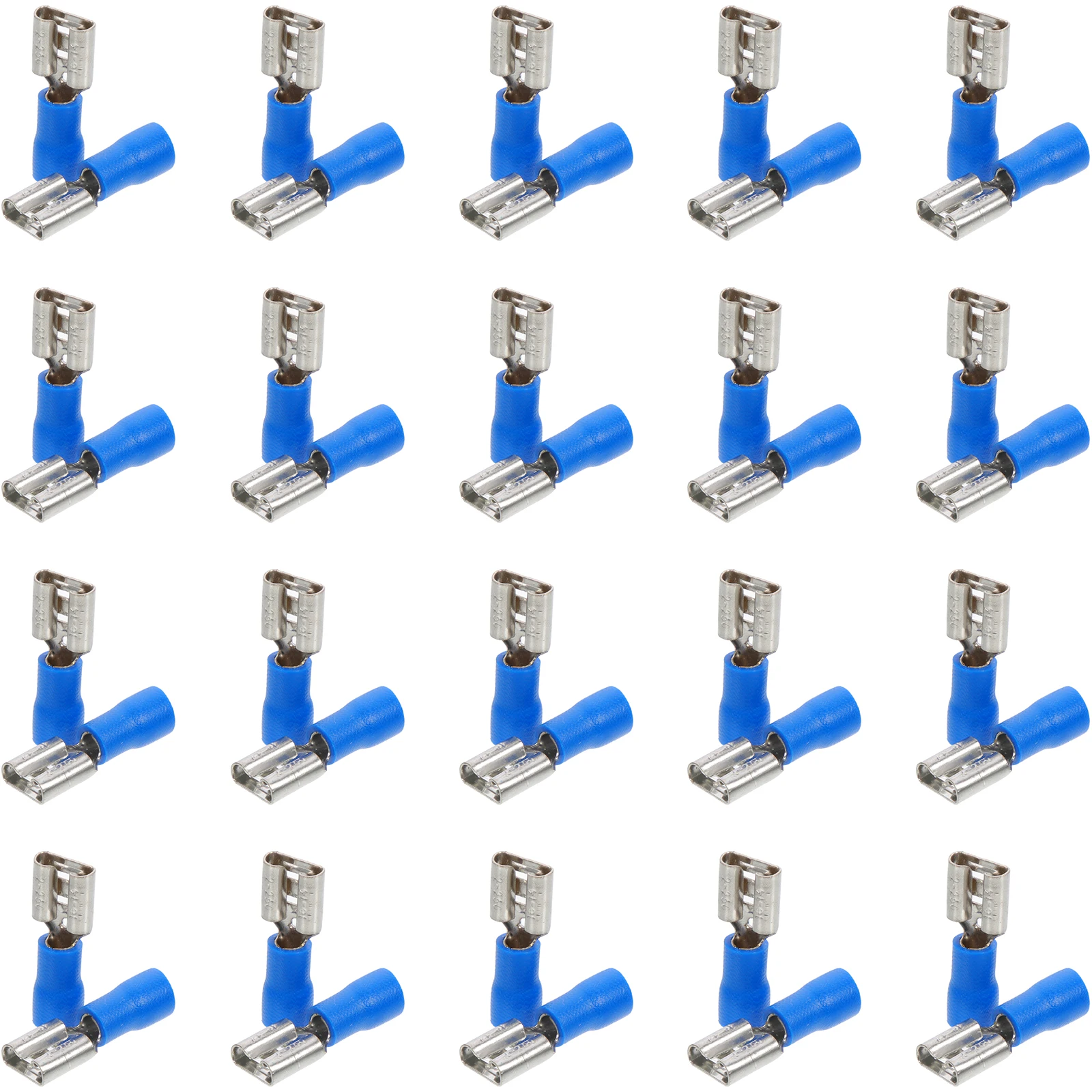 

Insulated Terminal Splice Connectors Wire Caps Quick Disconnect Spade Terminals Crimp Ends Semi Plastic PVC Material Tin Plated