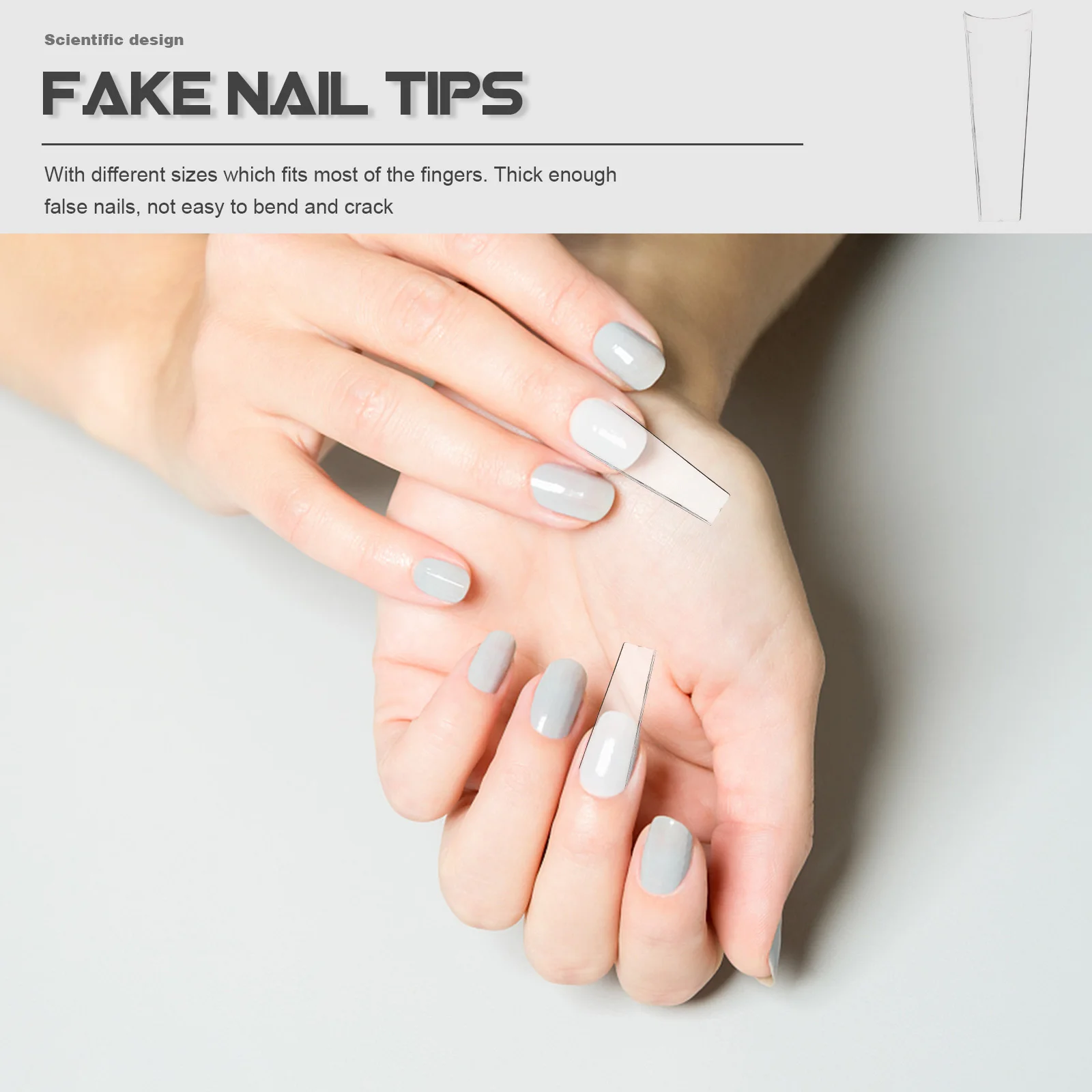 

504 шт. короткие миндалевидные ногти с полным покрытием, искусственные ногти без повреждений, легкие типсы, накладные типсы