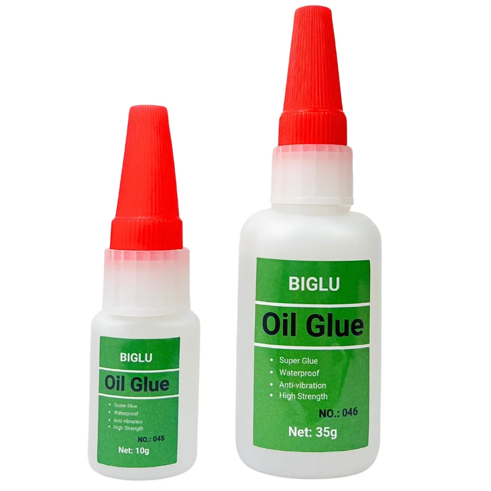 10g/35g biglu universal diy super cola de óleo poderoso adesivo instantâneo para metal cerâmica brinquedos soldagem vidro cola oleosa de alta resistência