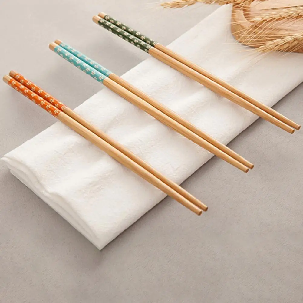 Chopsticks 5 Colors Lunch Chopsticks Long Eating  Great High Temperature Resistant Chopsticks