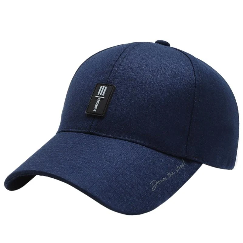 

652F Wide Brimmed Baseball Hat Sun Hat Outdoor Hat Curved Brimmed for Dad Exercise Baseball Hat Headwear