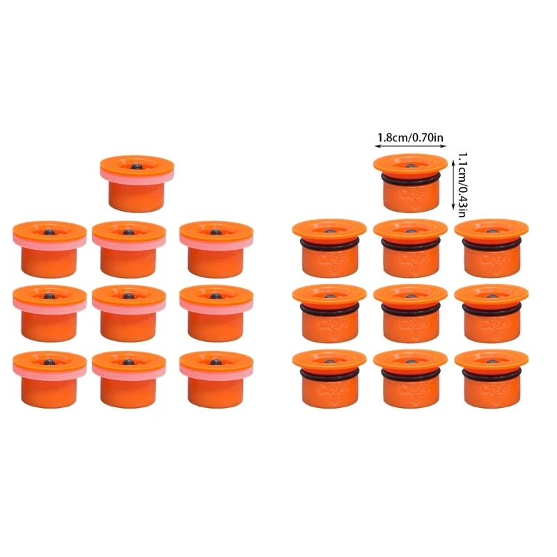 10 Stück Duschdurchflussbegrenzer für Badezimmer, Duschdurchflussventile, einfache Installation