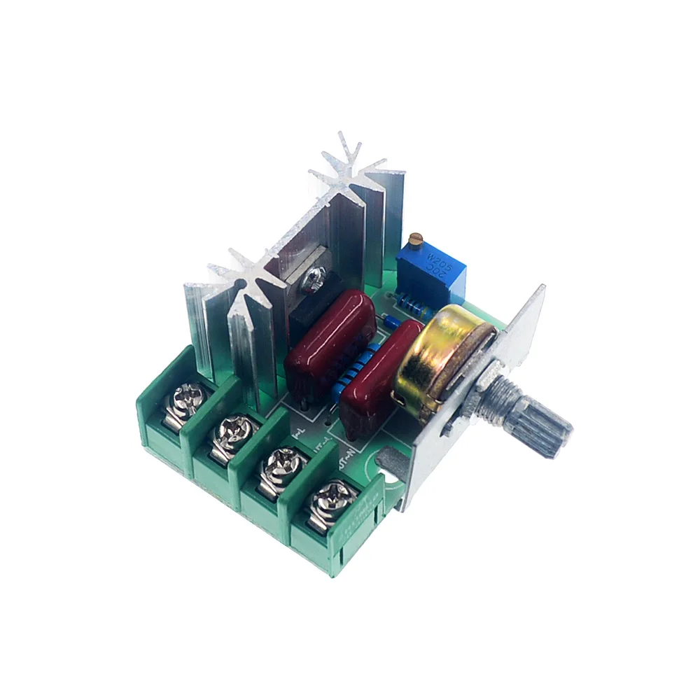 AC 220V 2000W SCR Voltage Regulator Dimming Dimmers Motor Speed Controller Thermostat Electronic Voltage Regulator Module