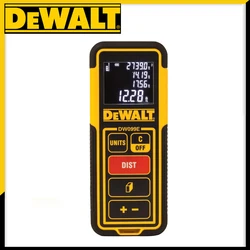 DEWALT DW099E Laser Distance Meter 100-Foot Range Durable Area and Volume Laser Measure Tool Distance Measuring Rangefinder