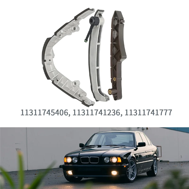 

Highly Recommended.For BMW E39 540I M62 4.4L Timing Chain Guide Rail Kit
