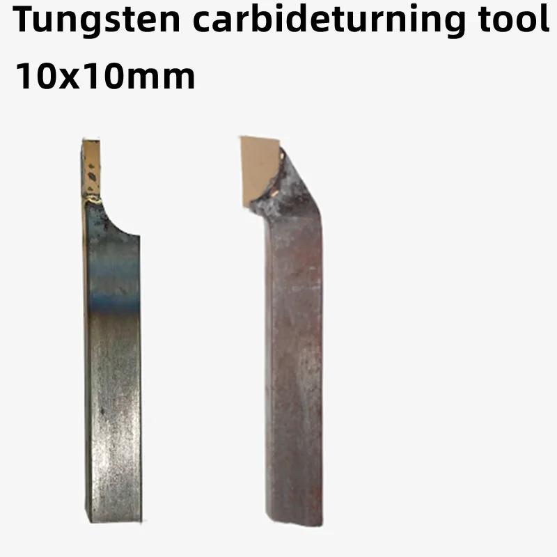 10mm Tungsten carbide tipped brazed cnc turning tools lathe cutter welding insert brazing tip bits for aluminum metal steel iron