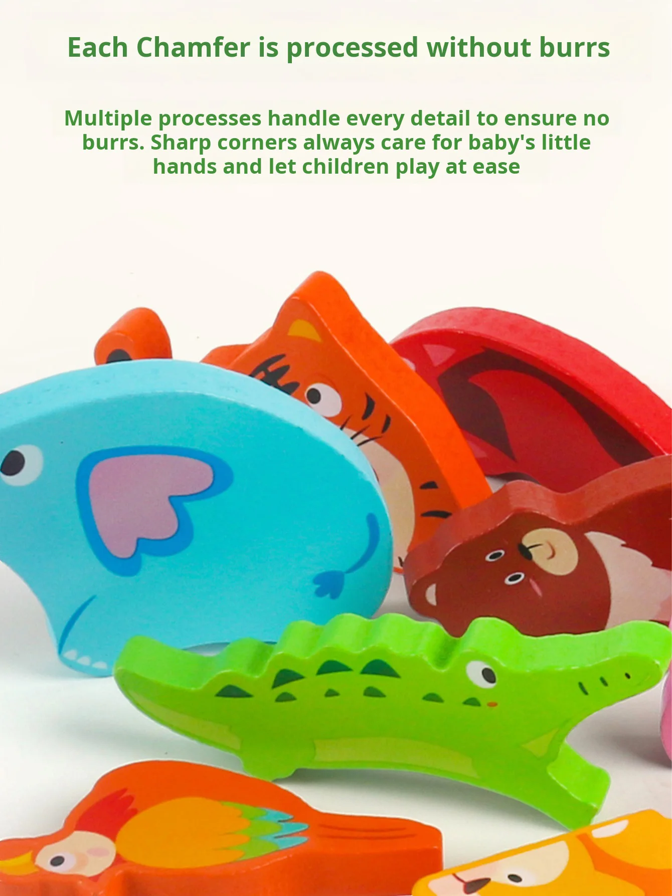 خشبية الإبداعية ثلاثية الأبعاد لوحة الكرتون لغز مكدسة اللبنات الطفل التعليم المبكر مسدس لغز لعب هدية عيد ميلاد