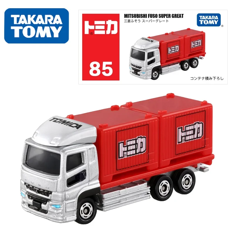 TAKARA TOMY Tomica NEW 1/64 NO.85 MITSUBISHI FUSO SUPER GREAT Alloy Toys Motor Vehicle Diecast Metal Model Gift for Children Boy